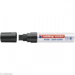 Edding Marqueur Noir non permanent craie liquide 4-15mm pour fen&ecirc;tres et ardoises - 4090001 FRANCE