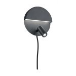 Trio Applique 2 lampes led Mario Noir Métal 222370232