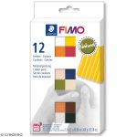 Fimo Pâte à modeler polymère Soft Set couleurs naturelles 12 x 26 g