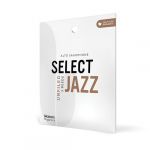 D'Addario Anches pour saxophone alto Organic Select Jazz, coupe &agrave; l'am&eacute;ricaine, force 2 Soft, emballages individuels (pack de 3)