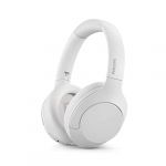 Philips TAH8506 - Écouteurs avec micro - circum-aural - Bluetooth - sans fil, filaire - Suppresseur de bruit actif - jack 2,5 mm - blanc