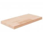VidaXL Panneau d'étagère 40x20x2,5 cm Bois de chêne massif non traité
