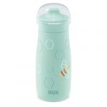 Nuk Gobelet Mini-Me pour bébé | 9+ mois | 300 ml | Biberon pour enfant | Bec renforcé anti-fuites | Résistant aux chocs | Abeille verte