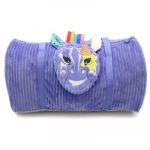Les Déglingos Les - Sac Week-End Enfant Kiprocos Le zèbre - Sac à Langer et Voyages, Bébé Puériculture Unisex Kids, Violet, Taille Unique