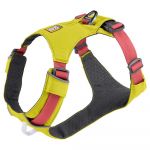 Ruffwear Hi & Light Harnais pour chien ultra léger et discret - Entièrement réglable - Avec anneau en V en aluminium - Portail de fixation pour laisse et sac d'identité - Vert lichen