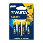 Varta 4 Piles Energy AAA-LR3