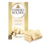 Ferrero Rocher White Chocolate Bar with Hazelnut Filling White Hazelnut - 3.1 oz
