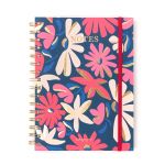 Draeger Carnet de Notes à Spirale Home Office - Fleuri