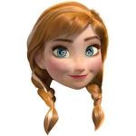 MASQUE CARTON adulte ANNA REINE DES NEIGES