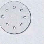 Makita 10 Disques abrasifs Ø 125 mm White Auto-agrippant avec 8 trous - Grain - Grain 120