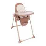 Chicco Chaise Haute Évolutive Polly Armonia pour Enfants de 0 Mois à 40 kg, Chaise Haute Inclinable avec Hauteur et Repose-Pieds Réglables, 4 Roues, Compacte
