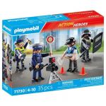 Playmobil 71730 Set m&eacute;tiers de la police : 4 policiers