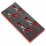 Facom Module mousse 4 pinces pour Circlips&reg; MODM.PCSNPB