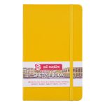 Royal Talens Carnet de croquis à couverture rigide 80 feuilles 140 g/m² 12 x 12 cm Couverture jaune doré