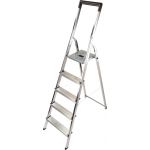 Hailo Escabeau aluminium - 5 marches - Hauteur de travail 2,8 m