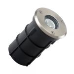 Ledkia France Spot LED Encastrable au Sol 3W Blanc Chaud 3000K