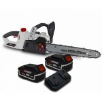 X-Performer Tronçonneuse 40V (2x20V) XPTRO40LI-2B - Double Sécurité - Graissage Auto + 2 Batteries 4 Ah / Double chargeur