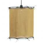 Aubry Gaspard Abat-jour en coton Riad Moyen Safran