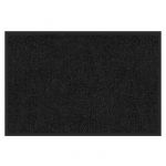 Karat - Tapis de Porte Paillasson d'entrée Rhine Noir 40 x 60 cm