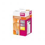 Ledvance Ampoule led standard claire filament 8W75 E27 chaud - Categorie fantome - OSRAM