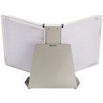 Tarifold Stand de table PVC WHITE 10 VISIONS VISIONS A4 Tarif en métal laqué