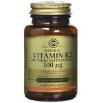 Solgar Natural Vitamin K2, 100 mcg, 50 Veggie Caps