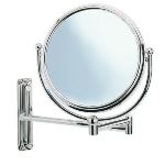 Wenko Miroir cosmétique mural Deluxe réglable en hauteur (20 cm)