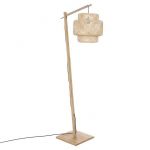 Atmosphera Lampadaire en bois Liby 173 cm - Naturel clair
