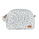 Beaba Trousse de toilette Bebe, Trousse de Soin bebe, Sac Geneve, Tissu Impermeable, 2 poches int&eacute;rieures, Cherry blossom Gris
