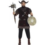Déguisement guerrier viking adulte - Couleur Marron - Taille XS / S (46-48)