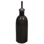 Bouteille Huile & Vinaigre "C&eacute;ramique" 25cm Noir Prix