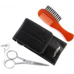 Alpenf&ouml;hn Kit d'entretien barbe & moustache : ciseaux et peigne-brosse