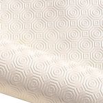 KGS Variations Nappe bulgomme Blanche - sous Nappe de Table - Au M&egrave;tre -