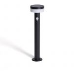 Balise Ext&eacute;rieure sur Pied Solaire led 50cm Aluminium Ashier Noir