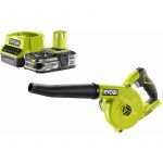 Ryobi Pack Souffleur d'atelier 18V OnePlus R18TB-0 - 1 Batterie 2.5Ah - 1 Chargeur rapide RC18120-125