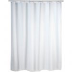 Wenko Rideau de Douche 120x200 cm, Rideau de Douche Blanc, Hydrofuge, Textile Lavable, Polyester, 120x200 cm, Blanc
