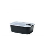 Rosti mepal Bo&icirc;te de conservation alimentaire EasyClip - Bo&icirc;te de rangement avec couvercle et fermeture &agrave; pression - Pour le micro-ondes, le four &agrave; vapeur et le cong&eacute;lateur &ndash; 1000 ml &ndash; Nordic black