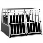 Cage de transport pour chiens aluminium XXL 97x90x70cm