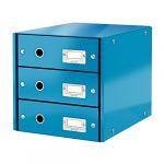 Leitz Bloc de classement &agrave; tiroirs Click & Store Bleu