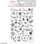 Aladine Tampons Stampo Bullet Journal - Printemps - 53 pcs
