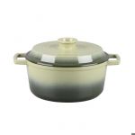 LAGUIOLE CUISSON - Cocotte en fonte ronde 25cm - "Masseiron Olivine"