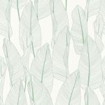 A.S. Creation Papier peint intissé 364971 Exotic Life - Papier peint palmier Vert Blanc - 10,05 x 0,53 m