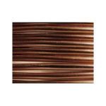 25 Mètres fil aluminium chocolat mat 3mm - Vaessen