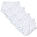 Sloggi Lot de 4 culottes hautes - Blanc