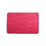 MSV Tapis de bain Microfibre Galet Mousse 50x80cm Fuschia