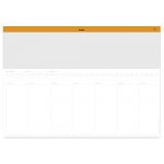 Rhodia Sous-main semainier non daté TIME, A2 - Lot de 2