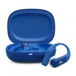 JBL Endurance Peak 4 Bleu, r&eacute;sistants de sport sans fil avec r&eacute;duction adaptative du bruit