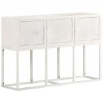 VidaXL Buffet 115x30x76 cm Bois de manguier massif