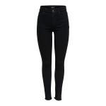 Only NOS Onlblush Mid SK Ank Rawjns Rea2343 Noos Jean Skinny, Noir (Black Denim), W29/L30 (Taille Fabricant: Medium) Femme