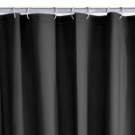 Today Rideau de Douche 180/200 PEVA Black Utility